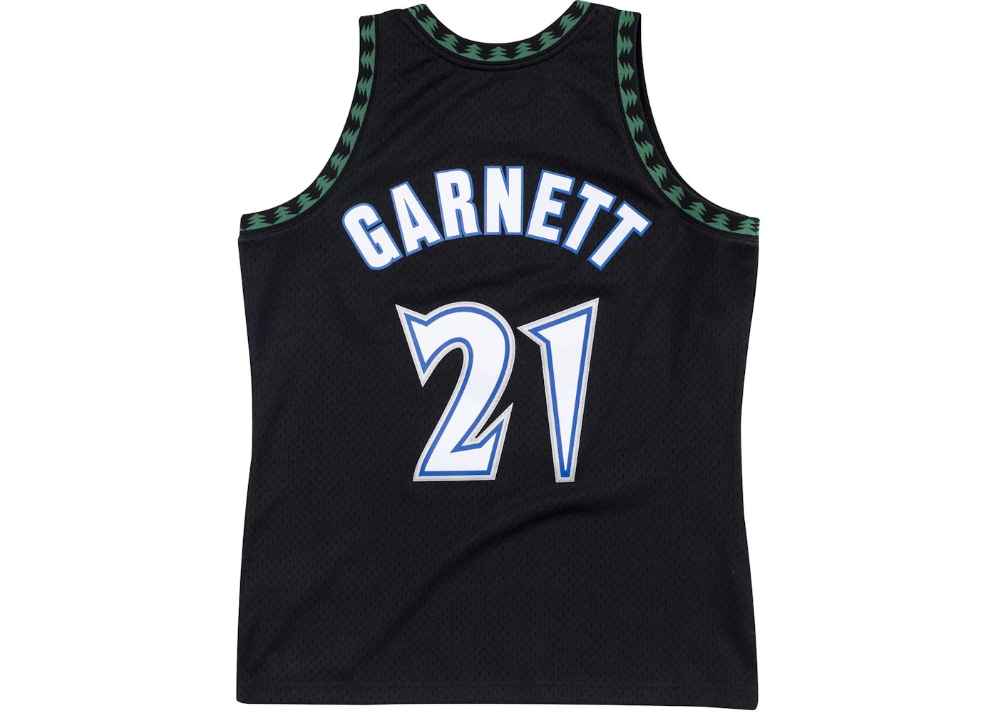 Mitchell & Ness Minnesota Timberwolves Alternate 1997-98 Kevin Garnett Swingman Jersey Black - vue secondaire B