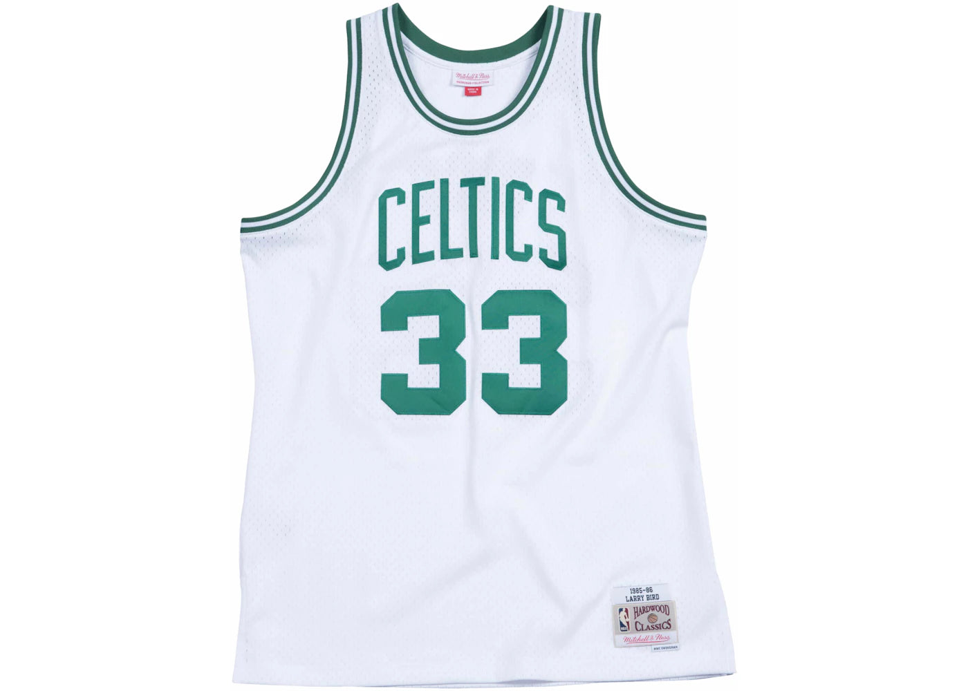 Mitchell & Ness NBA Boston Celtics Larry Bird Home 1985/86 Swingman Jersey White/Green - vue secondaire A