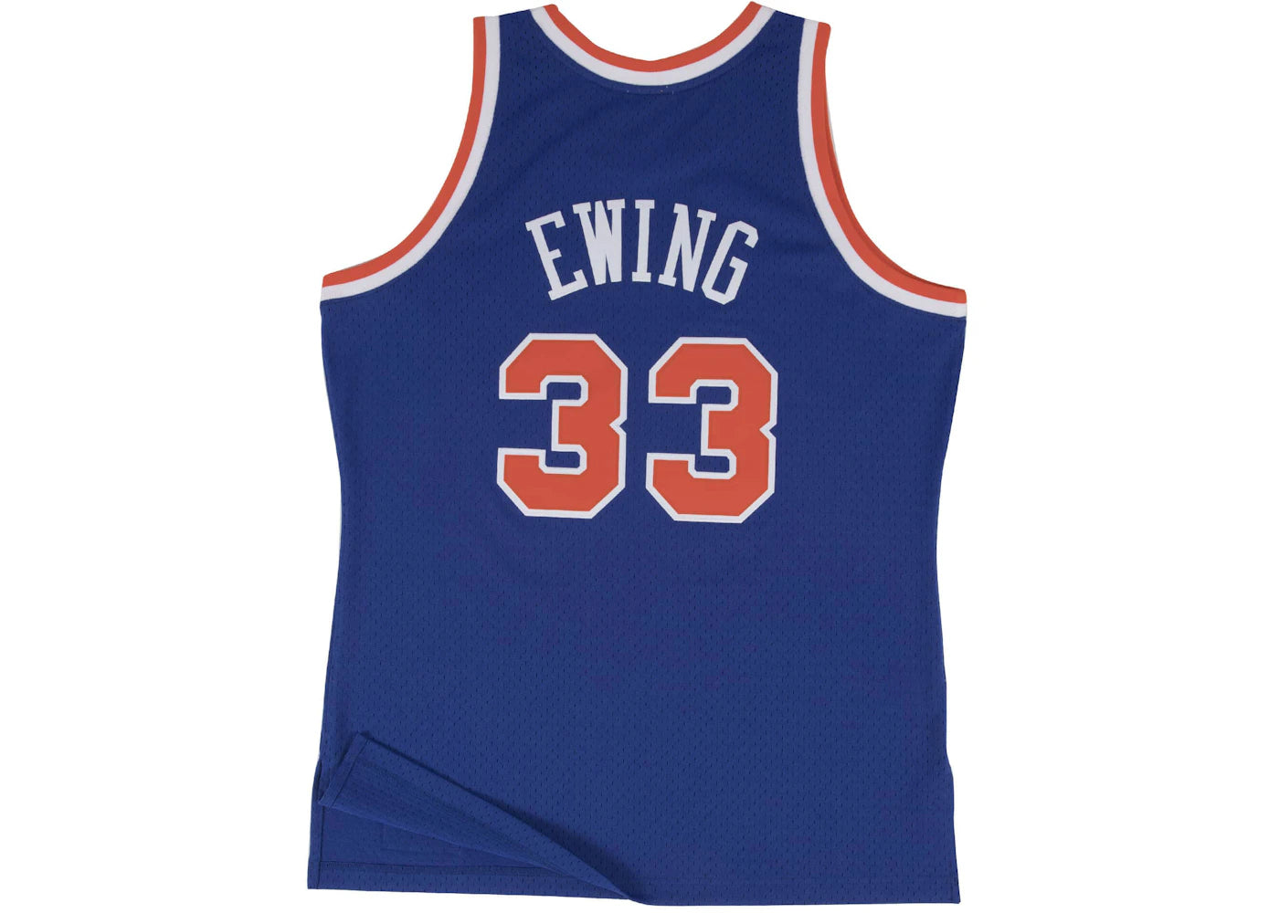 Mitchell & Ness New York Knicks Road 1991-92 Patrick Ewing Swingman Jersey Royal - vue secondaire B