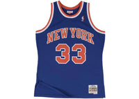 Mitchell & Ness New York Knicks Road 1991-92 Patrick Ewing Swingman Jersey Royal