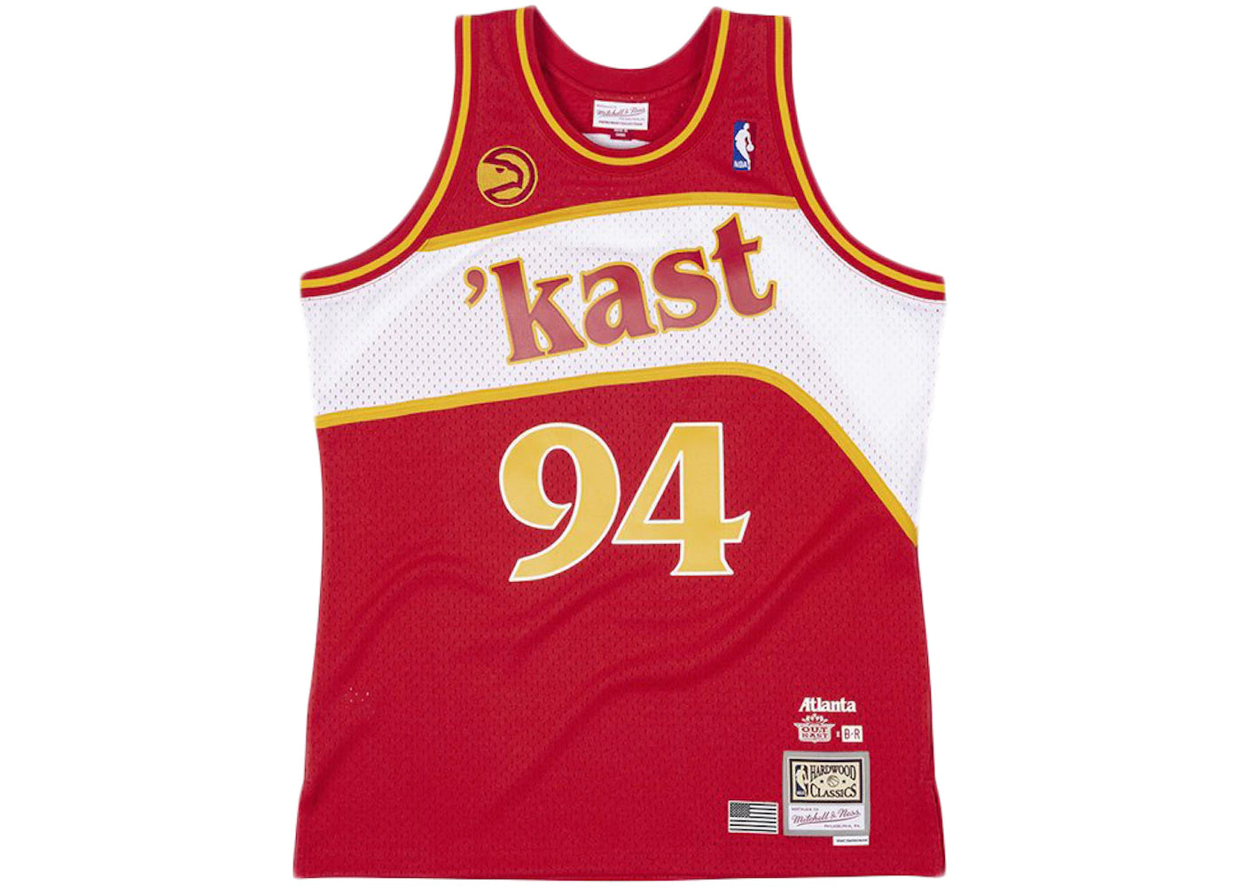 Mitchell & Ness OutKast x Atlanta Hawks Swingman Jersey Red - vue secondaire A