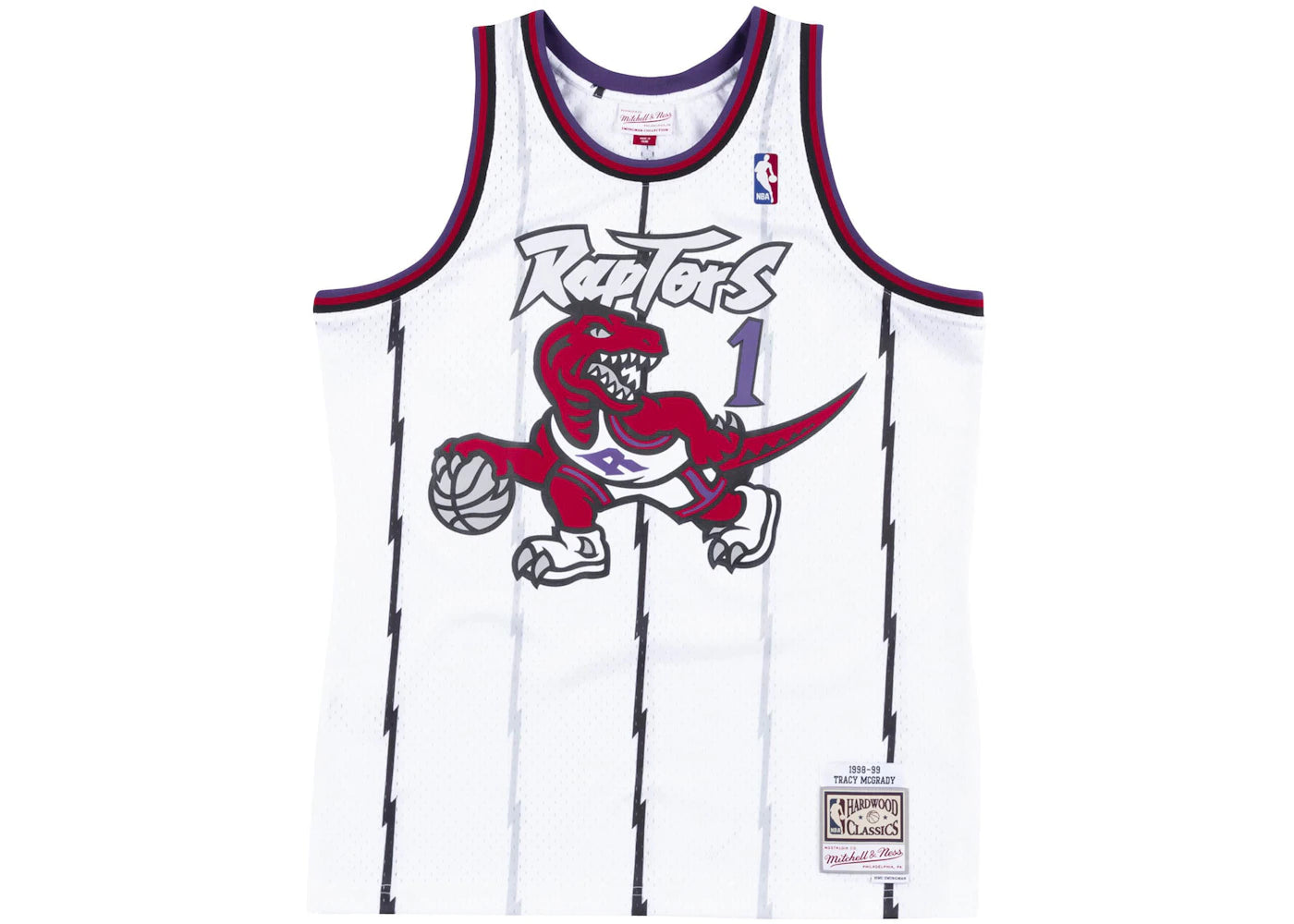 Mitchell & Ness Toronto Raptors 1998-99 Tracy McGrady Swingman Jersey White - vue secondaire A
