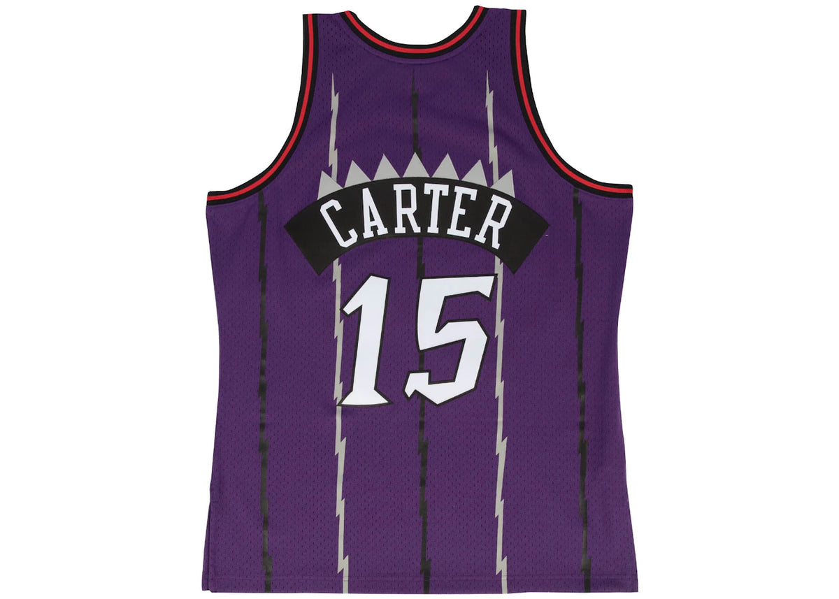 Mitchell & Ness Toronto Raptors Road 1998-99 Vince Carter Swingman Jersey Purple - vue secondaire B