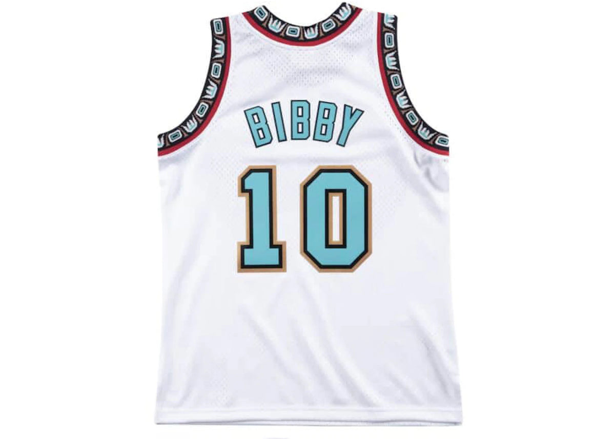 Mitchell & Ness Vancouver Grizzlies Home 1998-99 Mike Bibby Swingman Jersey White - vue secondaire B