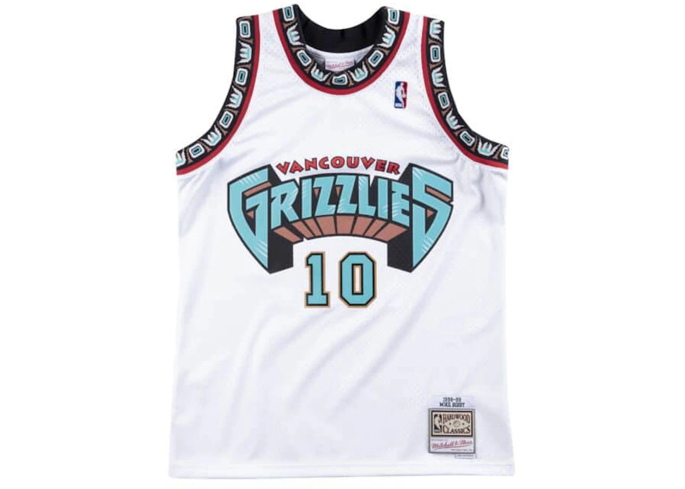 Mitchell & Ness Vancouver Grizzlies Home 1998-99 Mike Bibby Swingman Jersey White - vue secondaire A