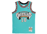 Mitchell & Ness Vancouver Grizzlies Road 1998-99 Mike Bibby Swingman Jersey Teal