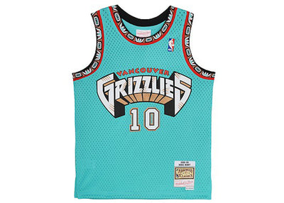 Mitchell & Ness Vancouver Grizzlies Road 1998-99 Mike Bibby Swingman Jersey Teal