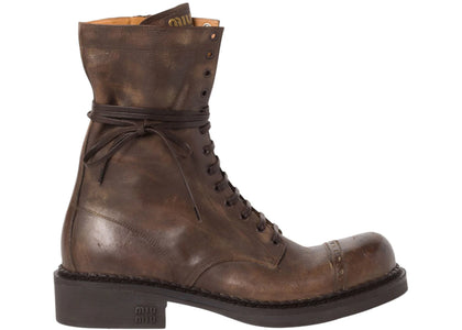 Miu Miu Ankle Boots Cacao (Women's) - authentic Miu Miu sneakers