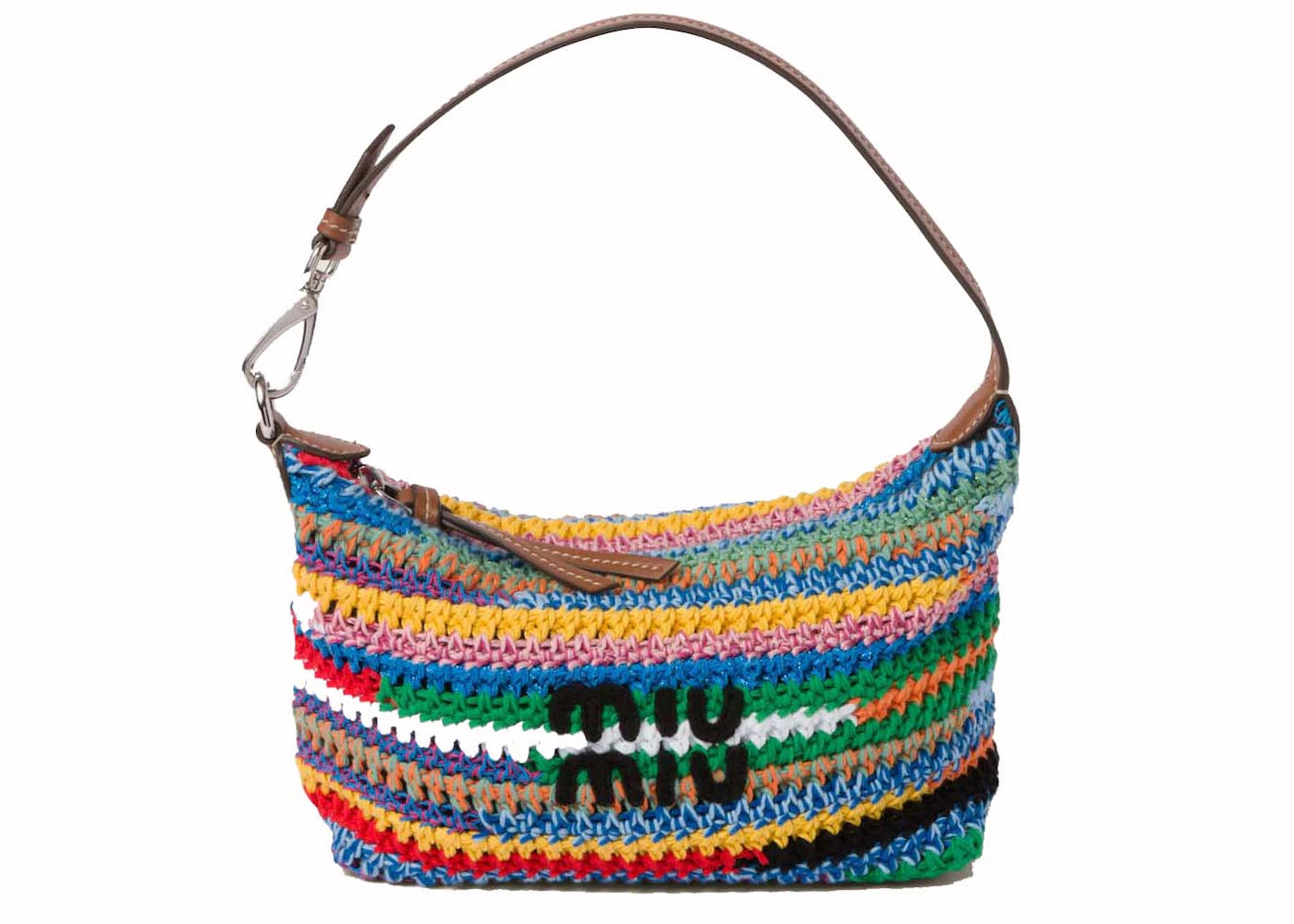 Miu Miu Crochet Pouch Multicolor - vue secondaire A
