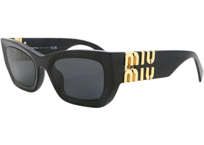 Miu Miu Flurry Logo Plaque Women Sunglasses Black - product view 2