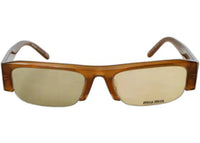 Miu Miu Half Frame Sunglasses Opal Ambra