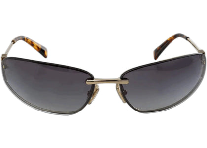 Miu Miu Logo Nocturne Sunglasses Pale Gold - product view 2