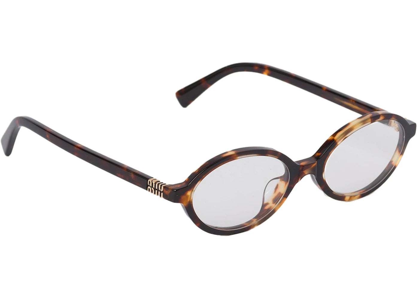 Miu Miu Miu Regard Sunglasses Tortise/Blue (SMU04Z_SVAU_FE08N_C_A050) - vue secondaire A