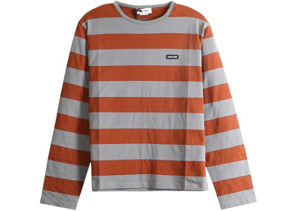 Miu Miu Women's Striped Jersey T-Shirt Ferro/Tabacco - apparel view 2