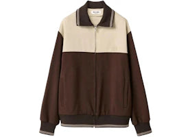 Miu Miu Women's Zipper Sweatshirt Cocoa/Sand