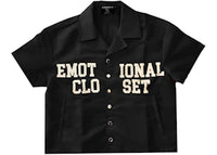 Mixed Emotion Backyard Nylon Shirt Black