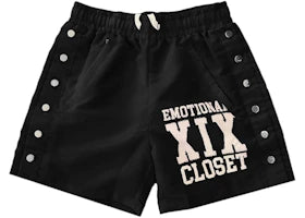 Mixed Emotion Backyard Nylon Shorts Black - vue 360