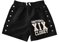 Mixed Emotion Backyard Nylon Shorts Black