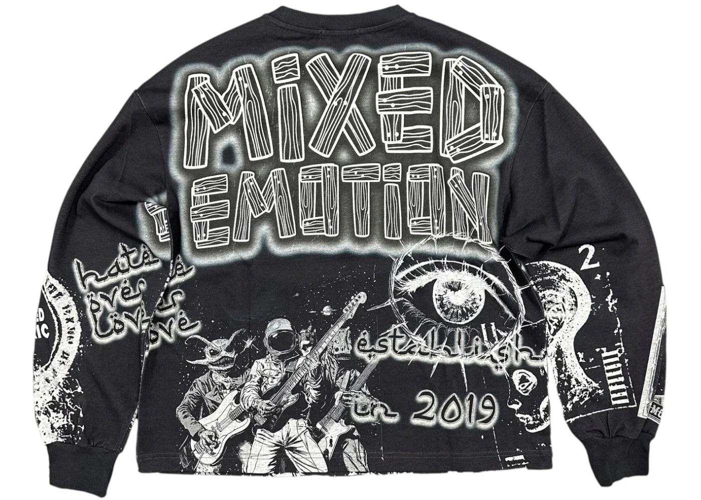 Mixed Emotions Astro Longsleeve Black - vue secondaire A