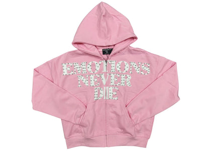 Mixed Emotions End Hoodie Pink - authentic Mixed Emotions apparel
