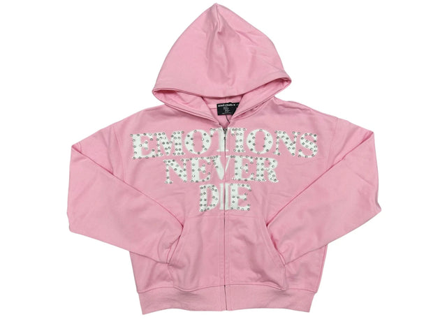Mixed Emotions End Hoodie Pink
