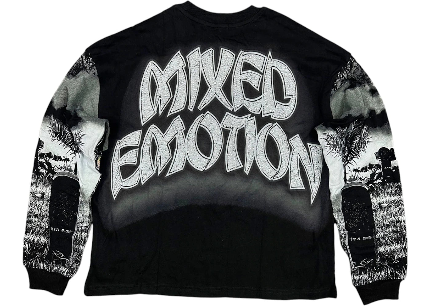 Mixed Emotions Tombstone L/S T-shirt Black - vue secondaire B