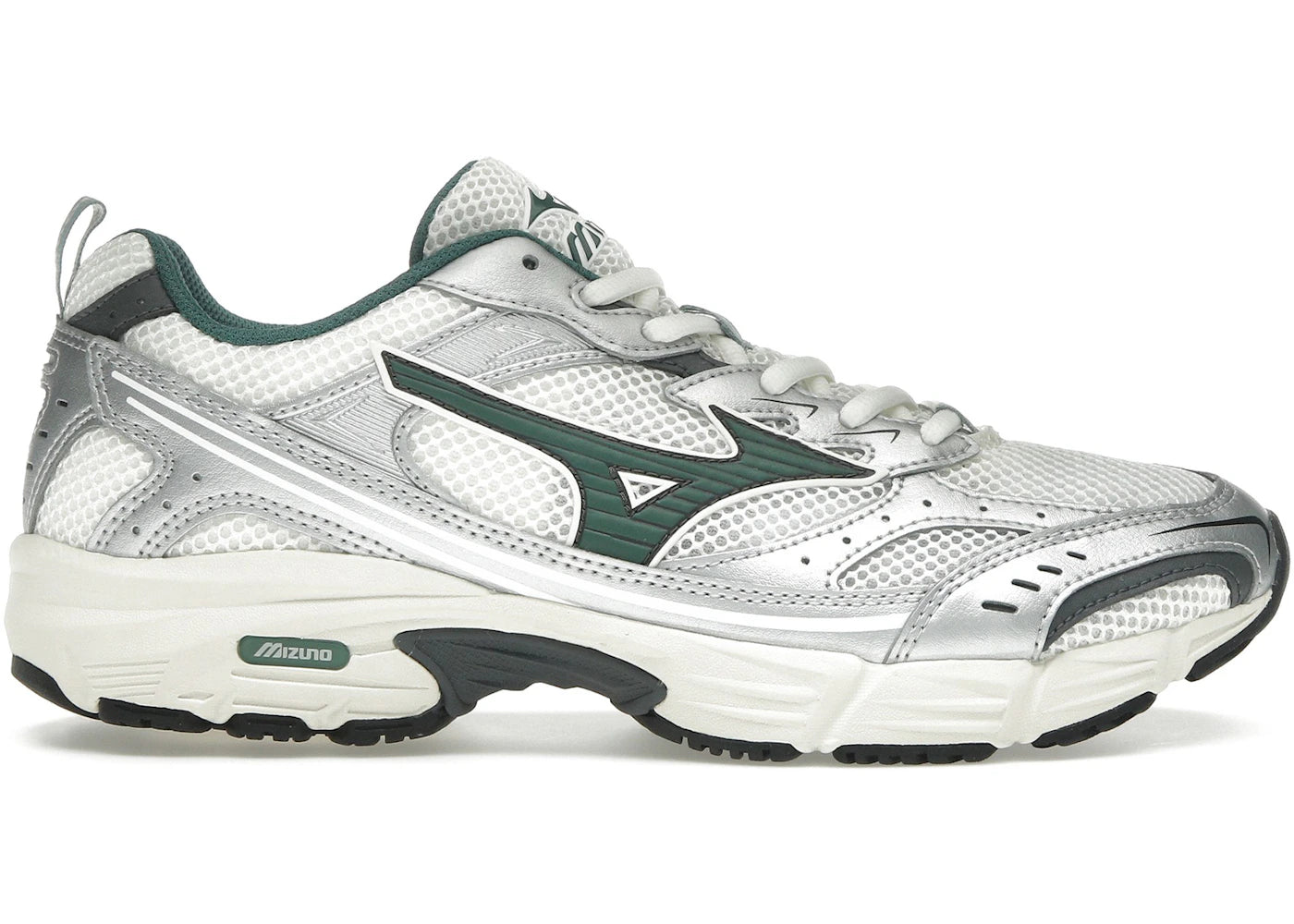 Mizuno MXR Snow White Bistro Green Silver