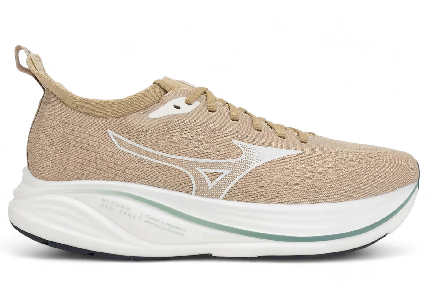 Mizuno Neo Zen 2 Pale Khaki Snow White Granite Green - vue 360