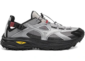 Mizuno Racer Trail SE V2 Sky Grey Black Red - vue 360