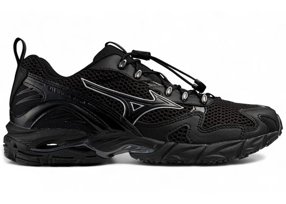 Mizuno SLY Wave Rider 10 Black Silver sneakers - authentic Mizuno shoes
