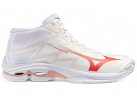 Mizuno Wave Lightning Pro Mid White Rose Elegance Lava Falls (Women's)