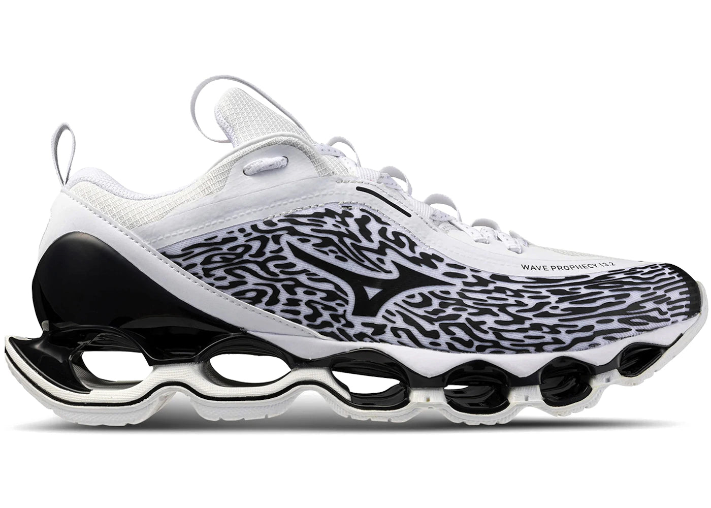 Mizuno Wave Prophecy 13.2 Weiß Schwarz - vue 360
