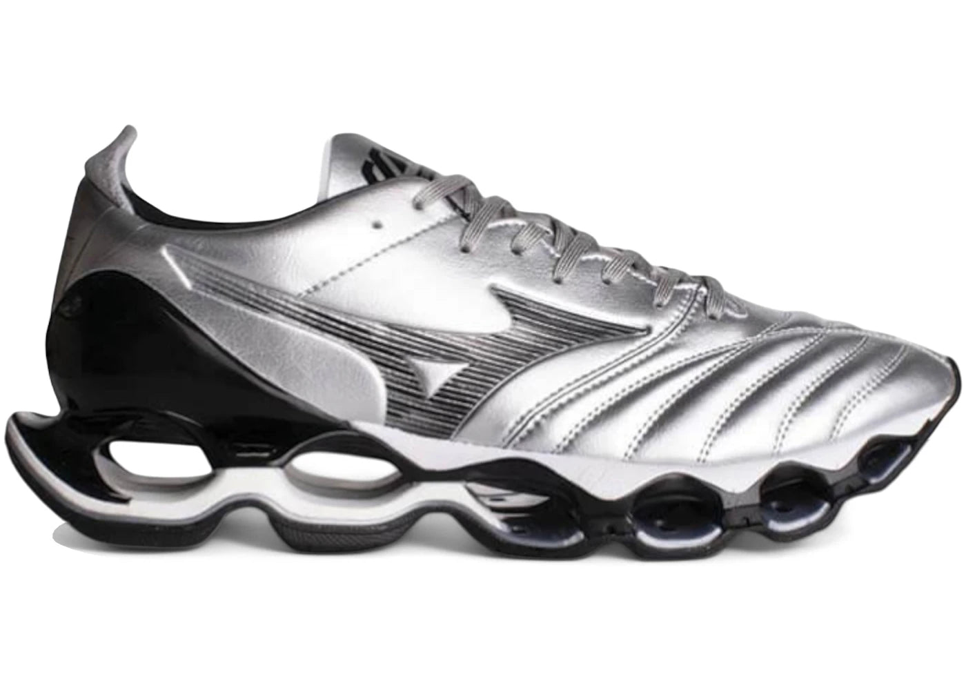 Mizuno Wave Prophecy Morelia Neo Silver Black - vue 360
