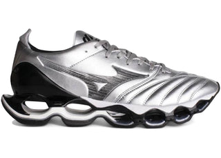 Mizuno Wave Prophecy Morelia Neo Silver Black - authentic Mizuno sneakers