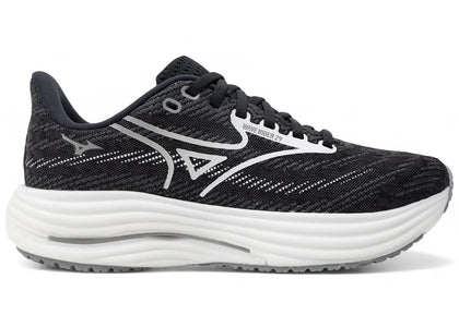 Mizuno Wave Rider 29 Black Sand White Black (Women's) - authentic Mizuno sneakers