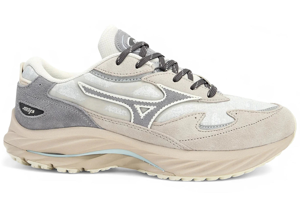Mizuno Wave Rider Beta Harbor Mist Ultimate Gray Silver Cloud - vue secondaire A