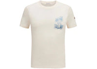 Moncler Beach Print T-shirt Cream/Blue Paradise Archive