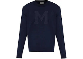 Moncler Crew Neck Top Obsidian Blue