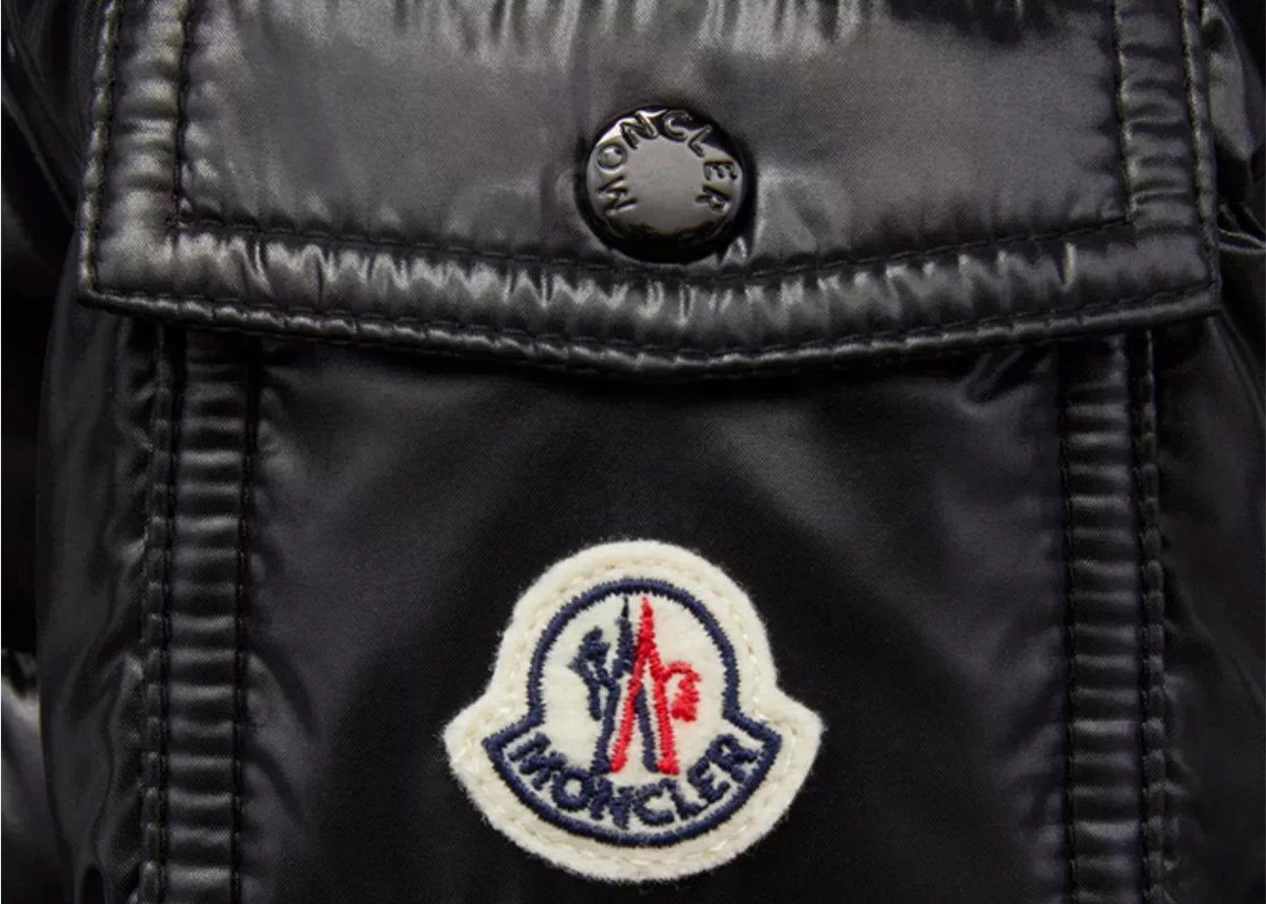 Moncler Girl's Bady Short Down Kid's Jacket Black - vue secondaire B