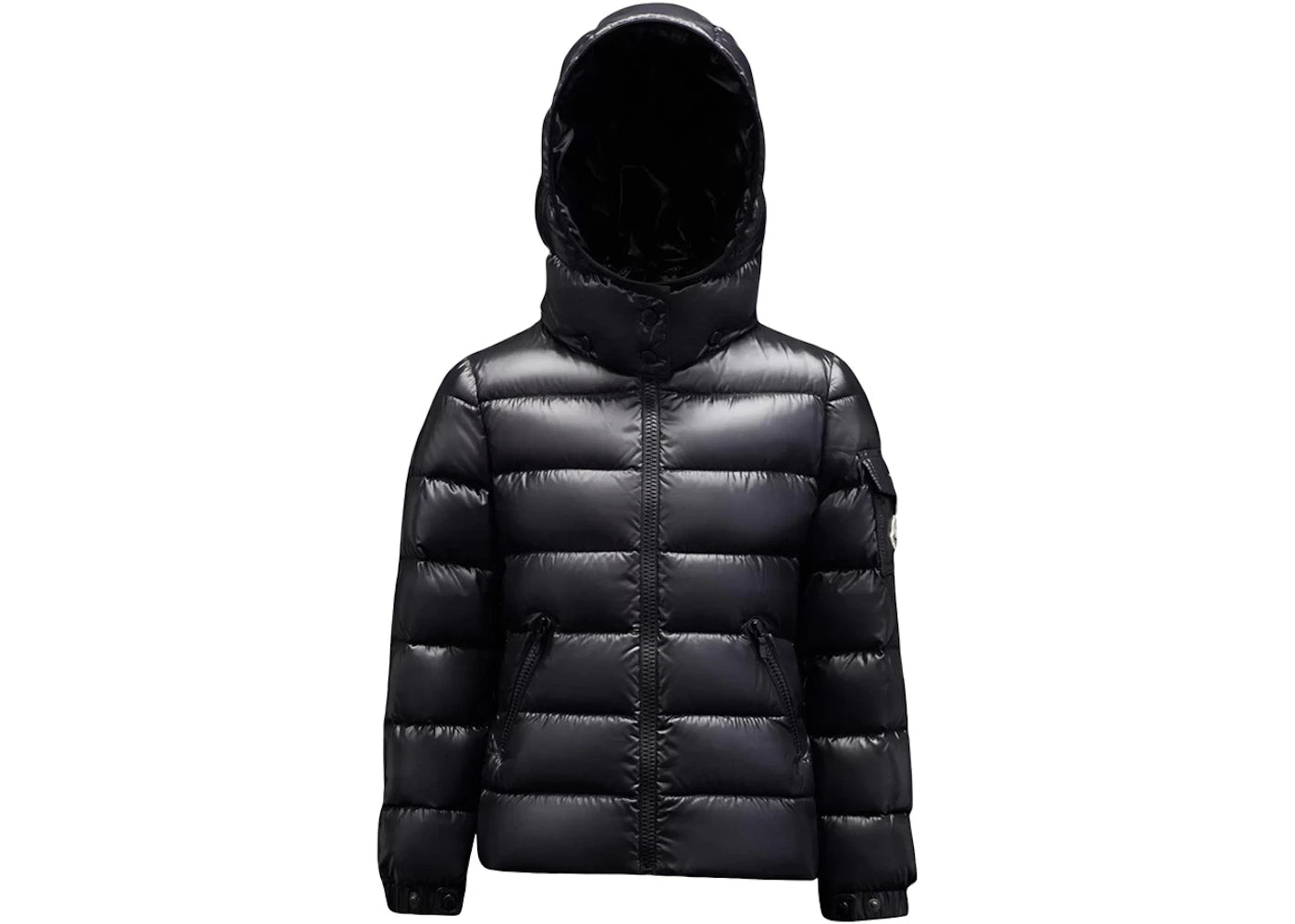 Moncler Girl's Bady Short Down Kid's Jacket Black - vue secondaire A