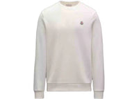 Moncler Logo Patch Sweatshirt Silk White