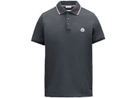Moncler Logo Polo Shirt Dark Grey/Red/Black
