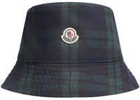 Moncler Logo Reversible Bucket Hat Blue/Green