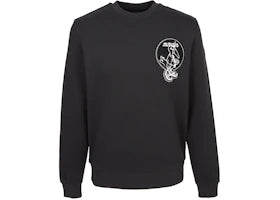 Moncler Logo Sweatshirt Black - vue 360