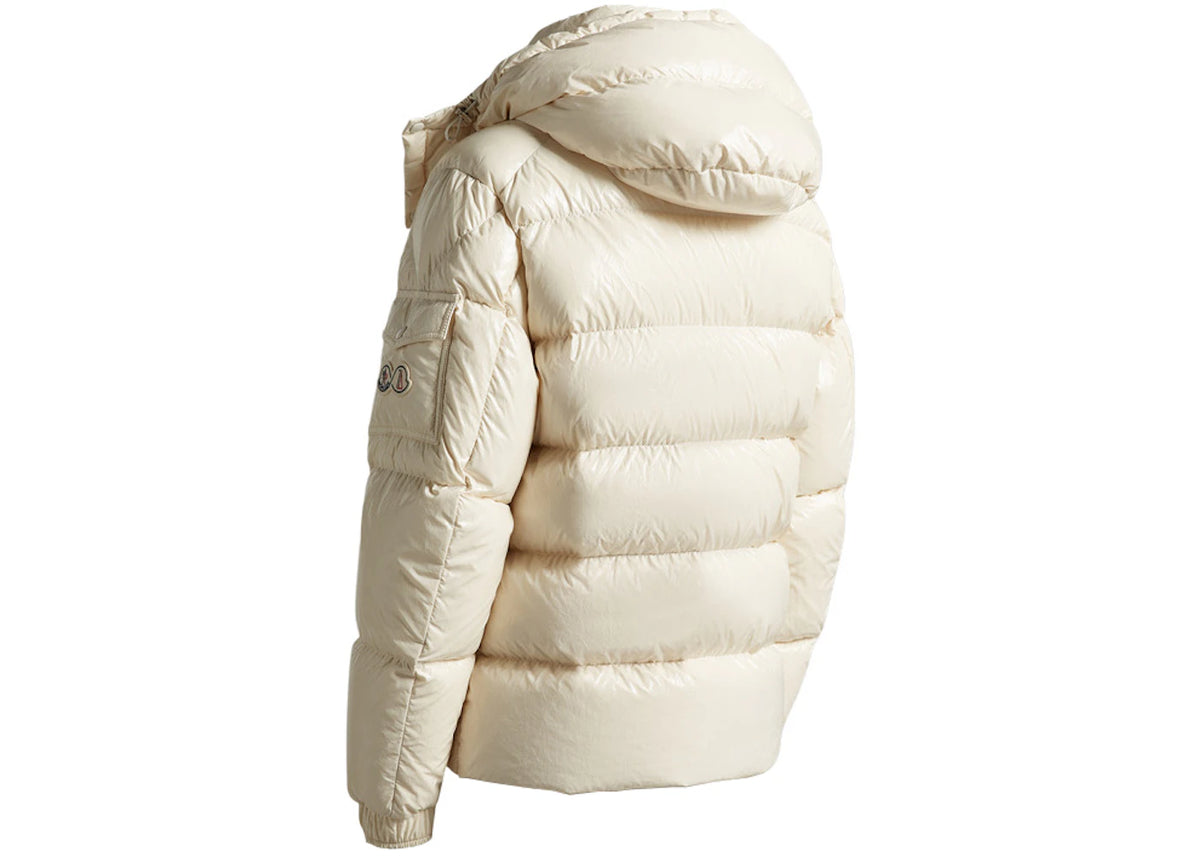 Moncler Maya 70th Anniversary Special Edition Short Down Jacket Snowflake White - vue secondaire B