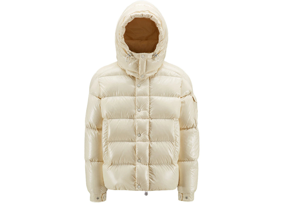 Moncler Maya 70th Anniversary Special Edition Short Down Jacket Snowflake White - vue secondaire A