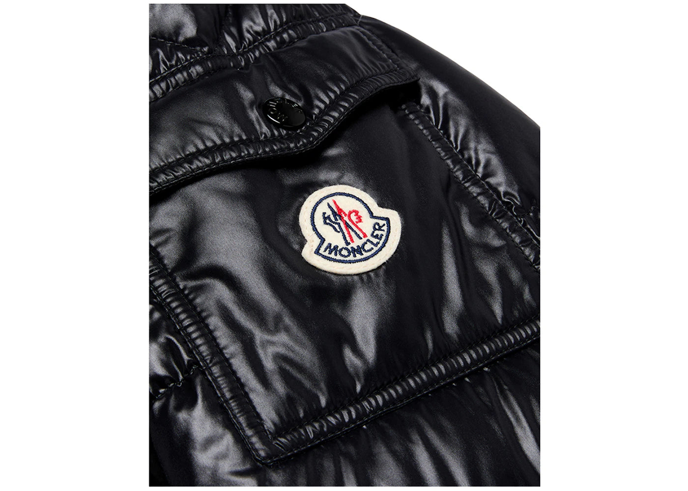 Moncler Maya Short Down Jacket Black