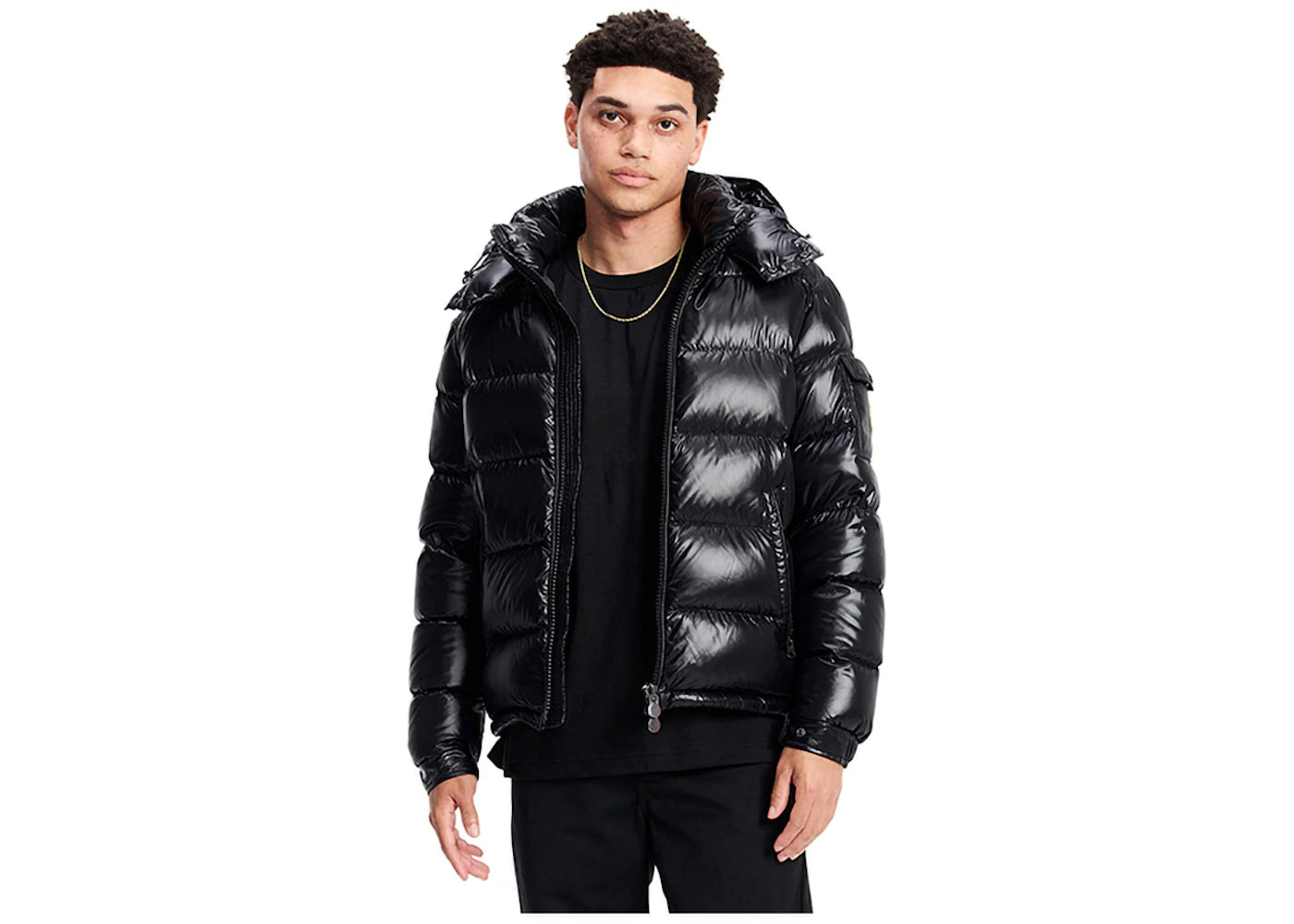 Moncler Maya Short Down Jacket Black