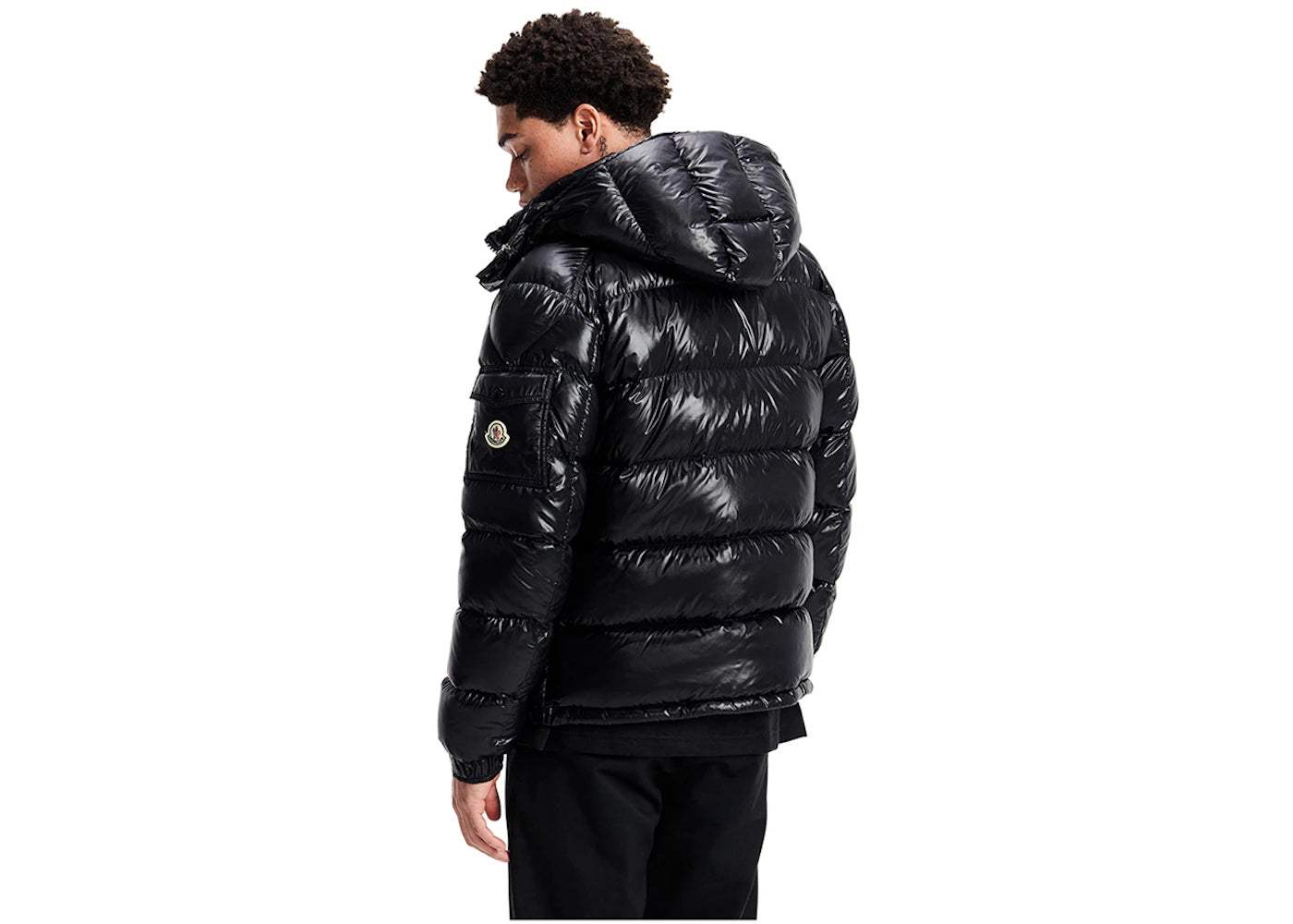 Moncler Maya Short Down Jacket Black