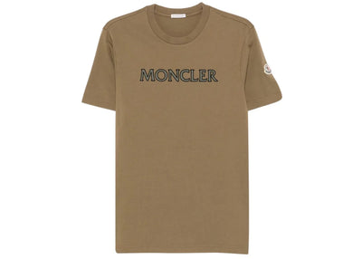Moncler Moncler Logo Ss T-shirt Deep Yellow Olive